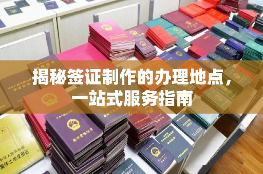 海西揭秘签证制作的办理地点，一站式服务指南