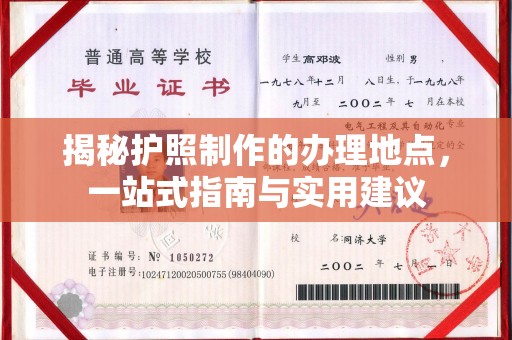 海西揭秘护照制作的办理地点，一站式指南与实用建议